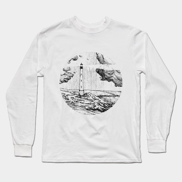 Lighthouse at the seaside Long Sleeve T-Shirt by BananaCrew